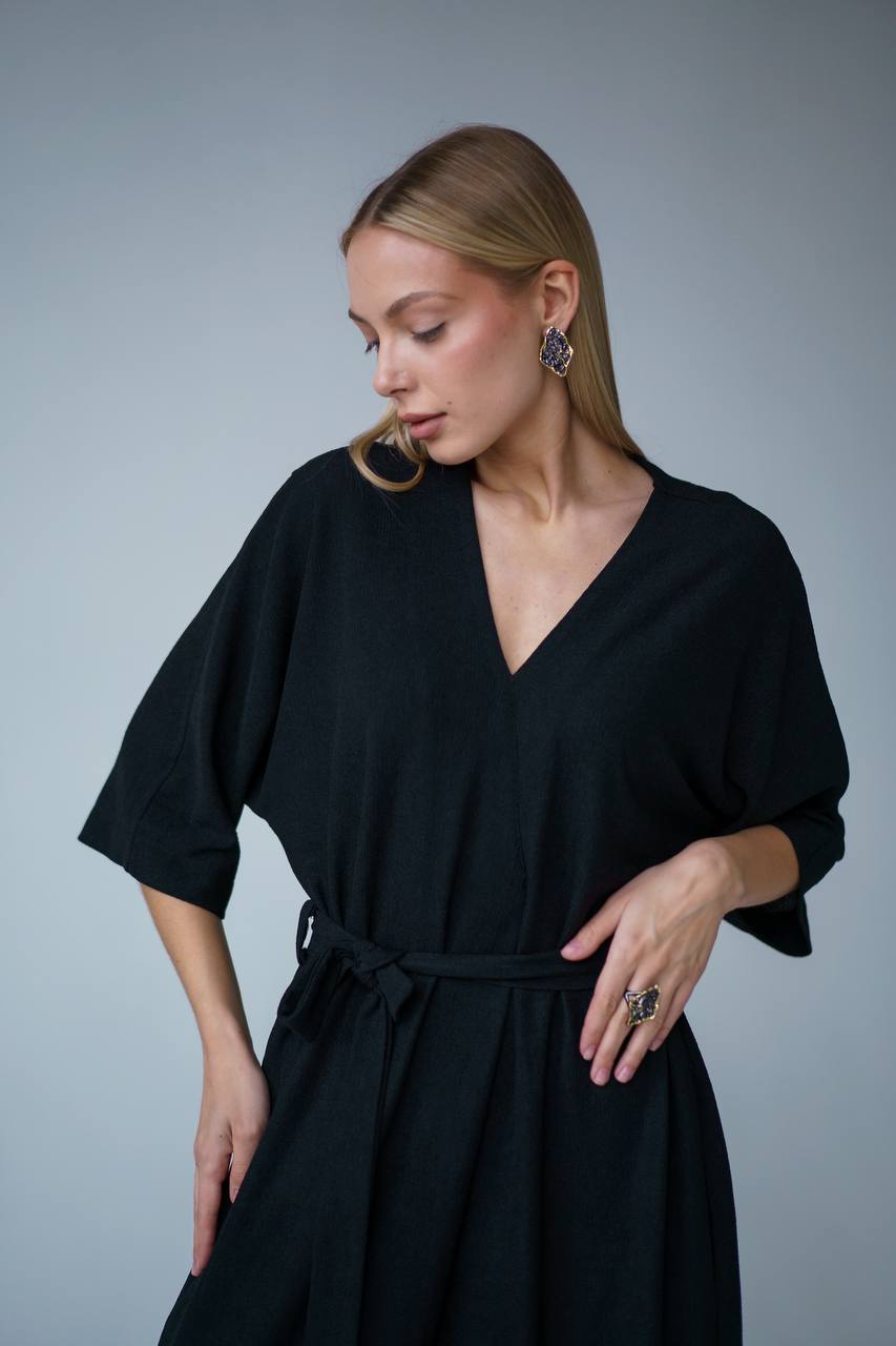903 Комбинезон Вискоза цвет Чёрный, р OneSize