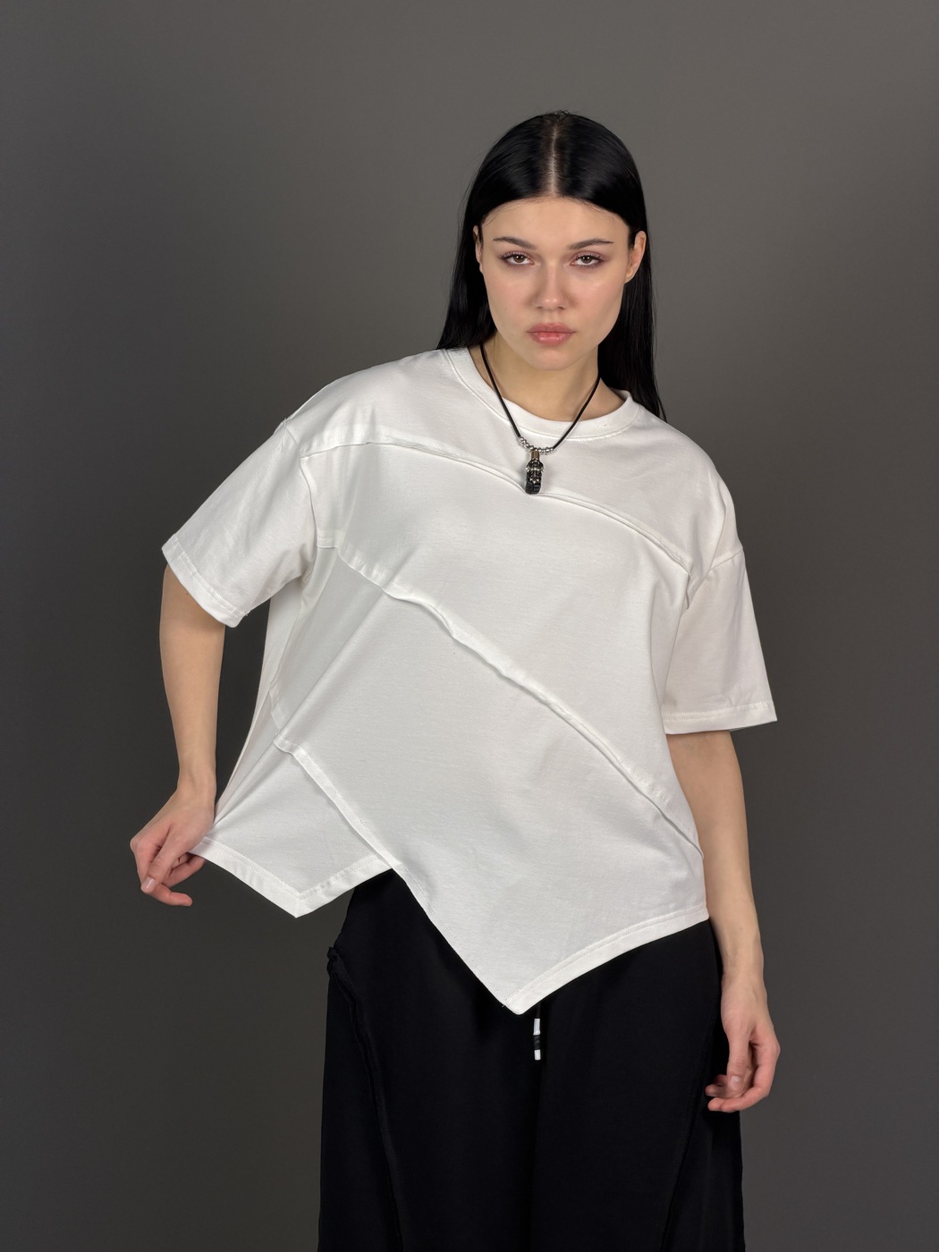 110 Футболка цвет Белый, р OneSize