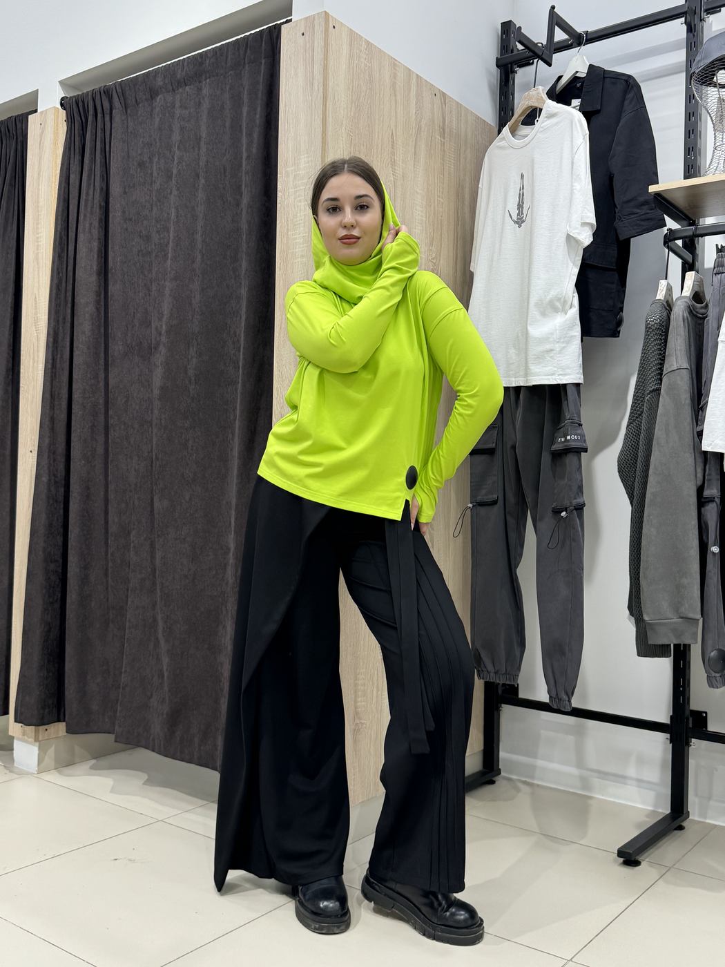 202 Кюлоты женские, арт.Твои Вискоза коричневый