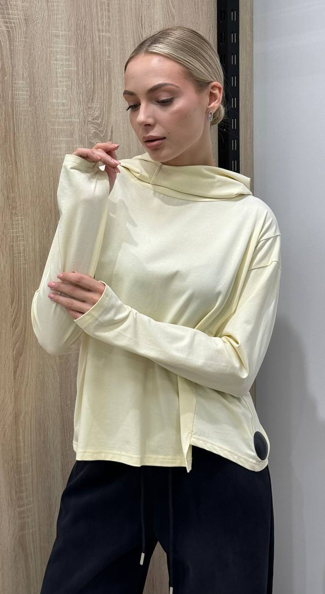 01 Свобода Худи цвет Жёлтый, р OverSize