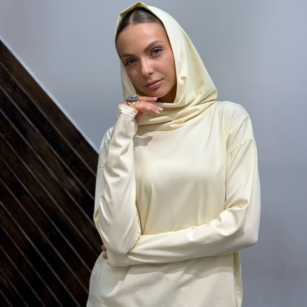 01 Свобода Худи цвет Жёлтый, р OverSize