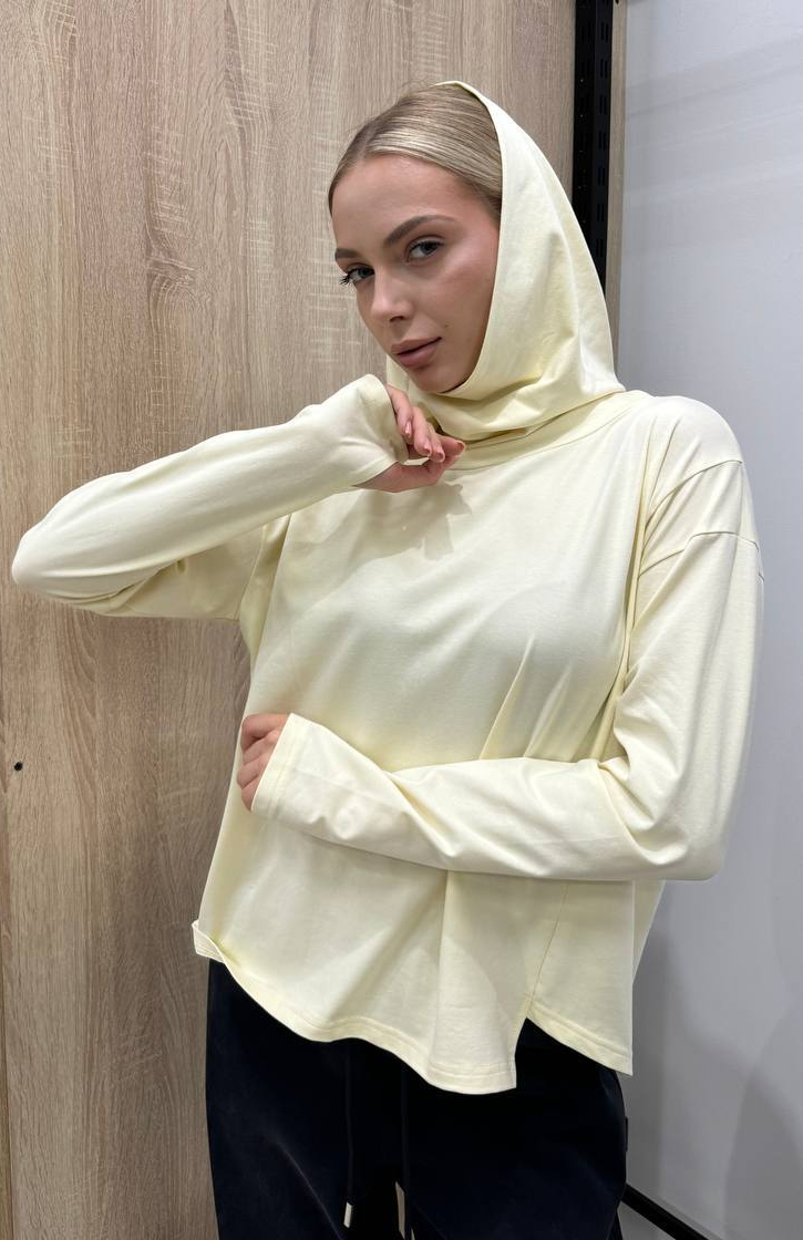 01 Свобода Худи цвет Жёлтый, р OverSize