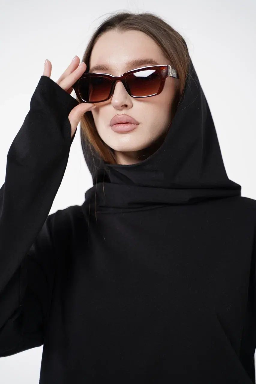 01 Свобода Худи, Чёрный OverSize