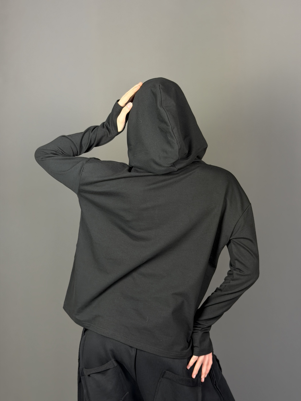 01 Свобода Худи, Чёрный OverSize