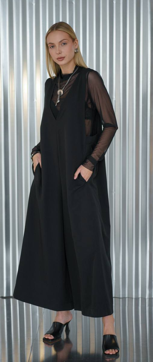 902 Комбинезон Premium цвет Чёрный, р OneSize