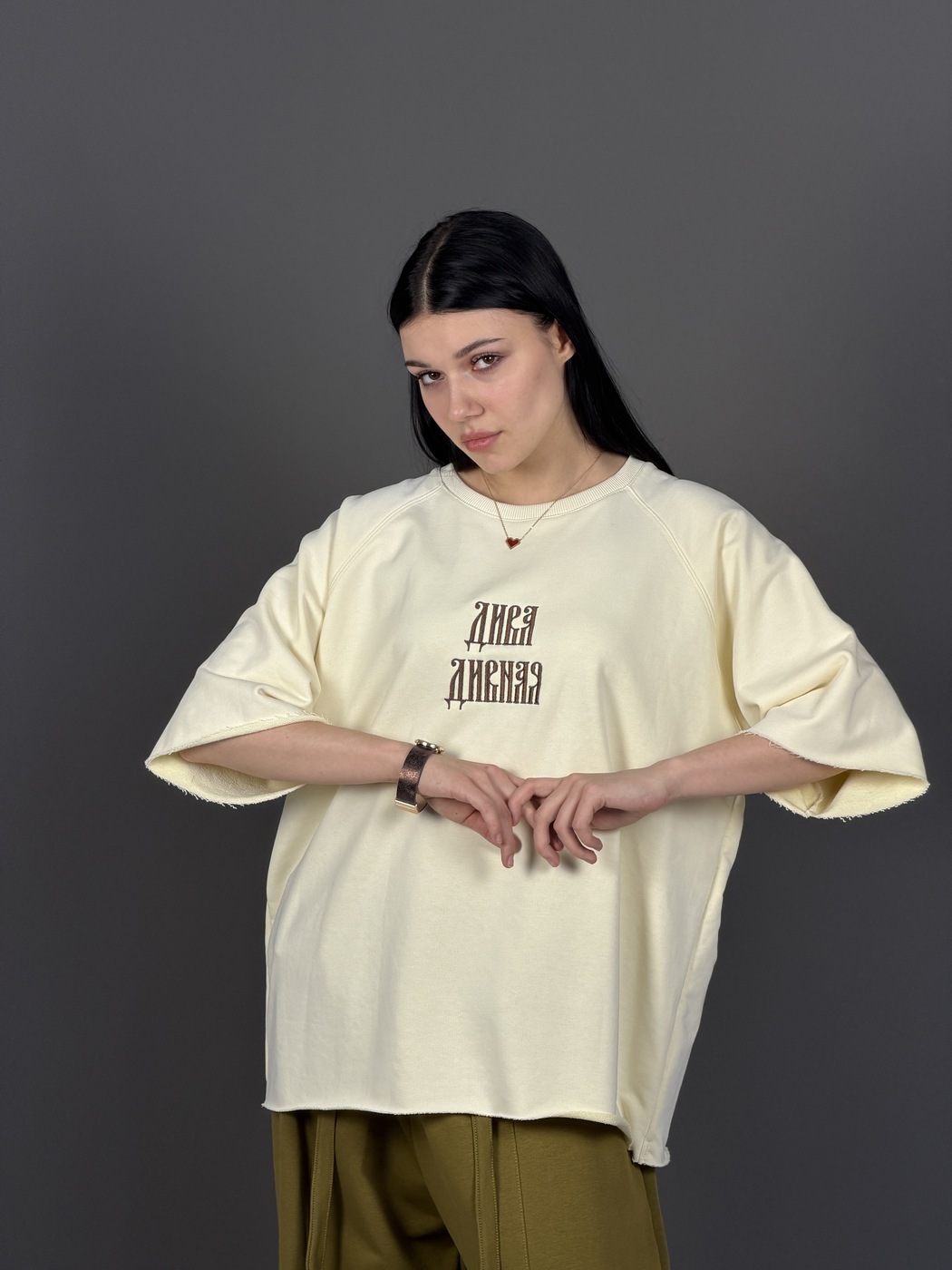 Дива Дивная Limit Футболка 3Нити цвет Желтый, р OneSize