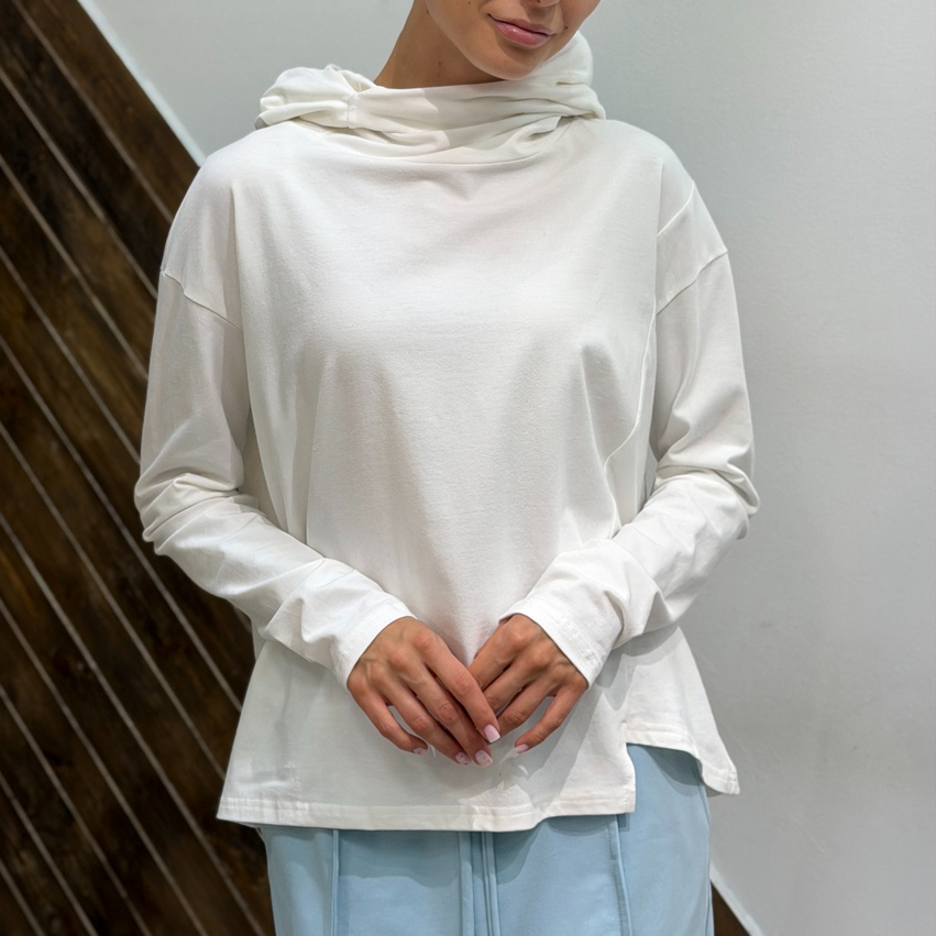 01 Свобода Худи цвет Белый, р OverSize