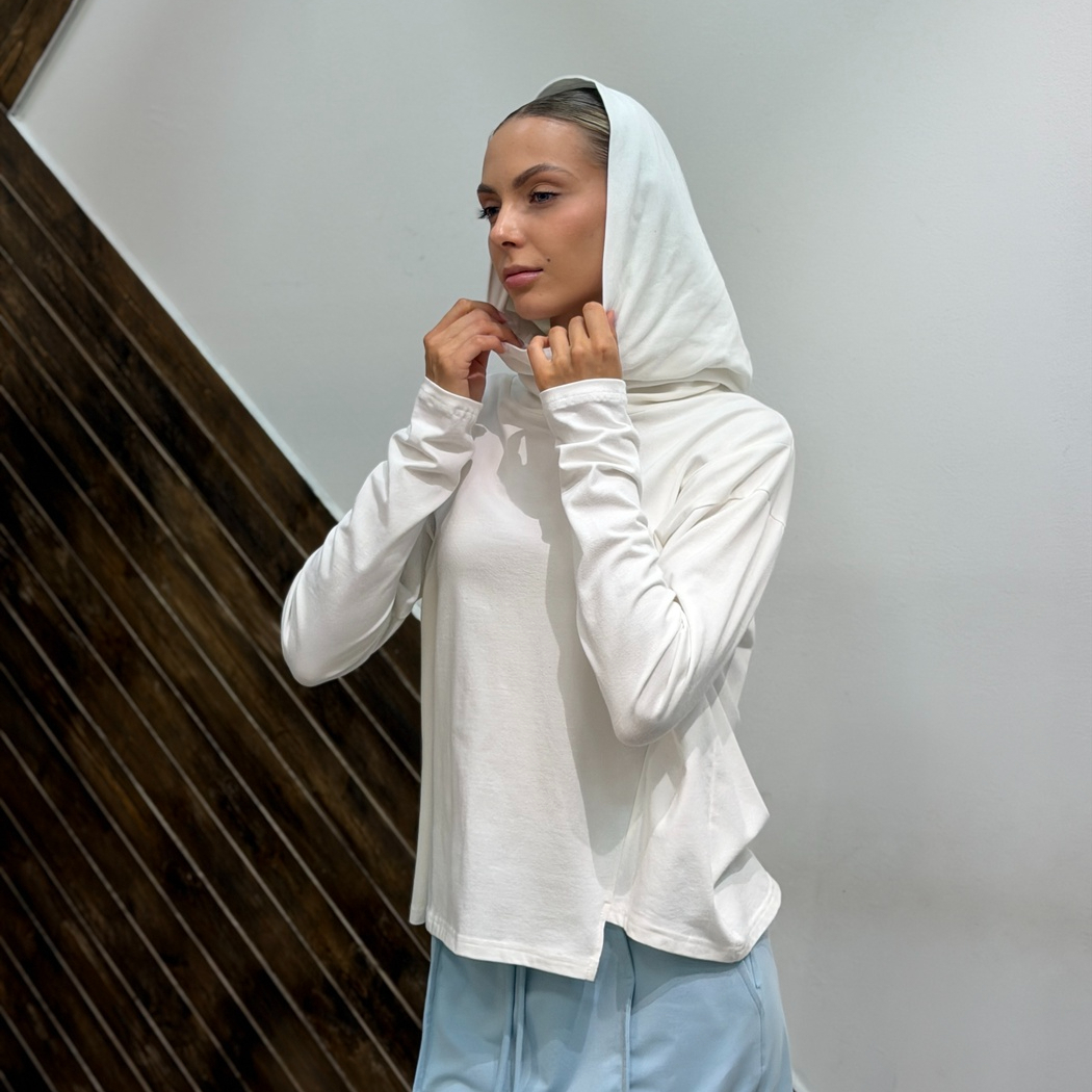 01 Свобода Худи цвет Белый, р OverSize