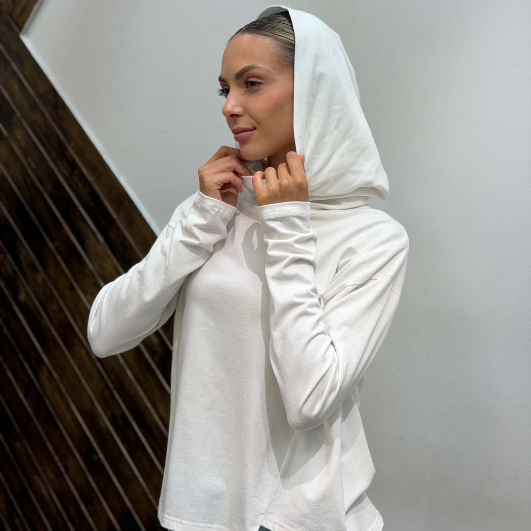 01 Свобода Худи цвет Белый, р OverSize