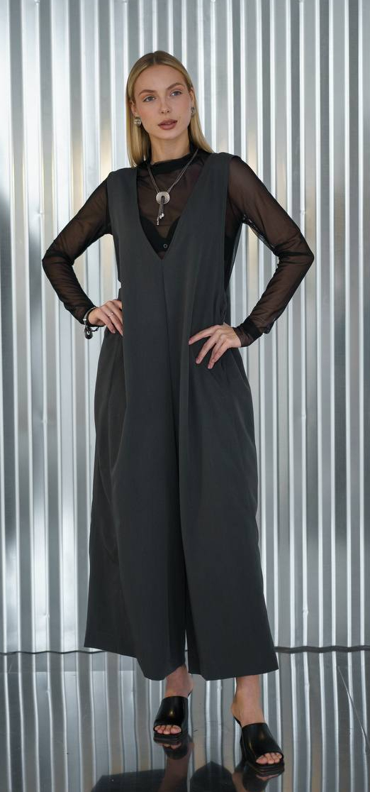 902 Комбинезон Premium цвет Серый, р OneSize