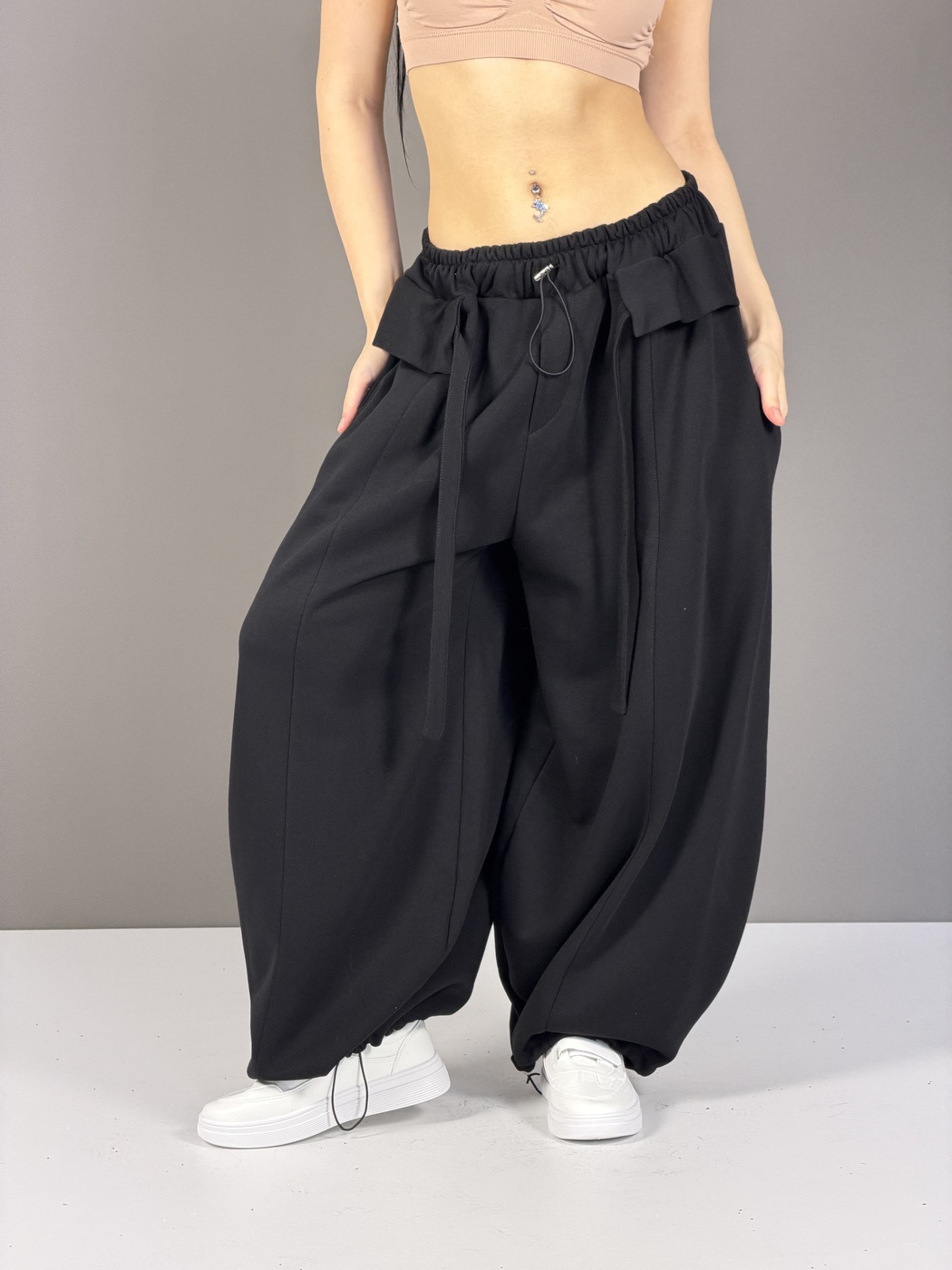 216  Брюки 3НИТИ цвет Чёрный, р OneSize