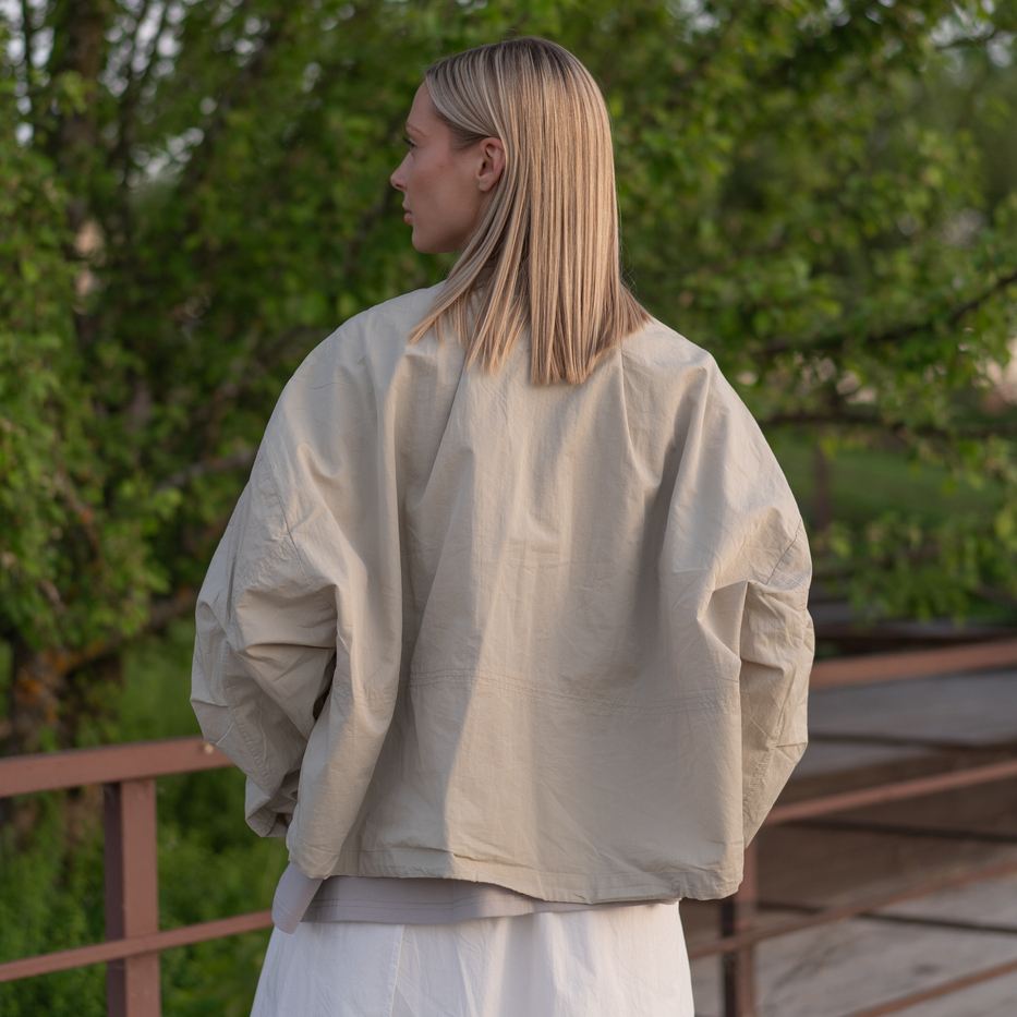 46325 Ветровка цвет Бежевый, р ONESIZE