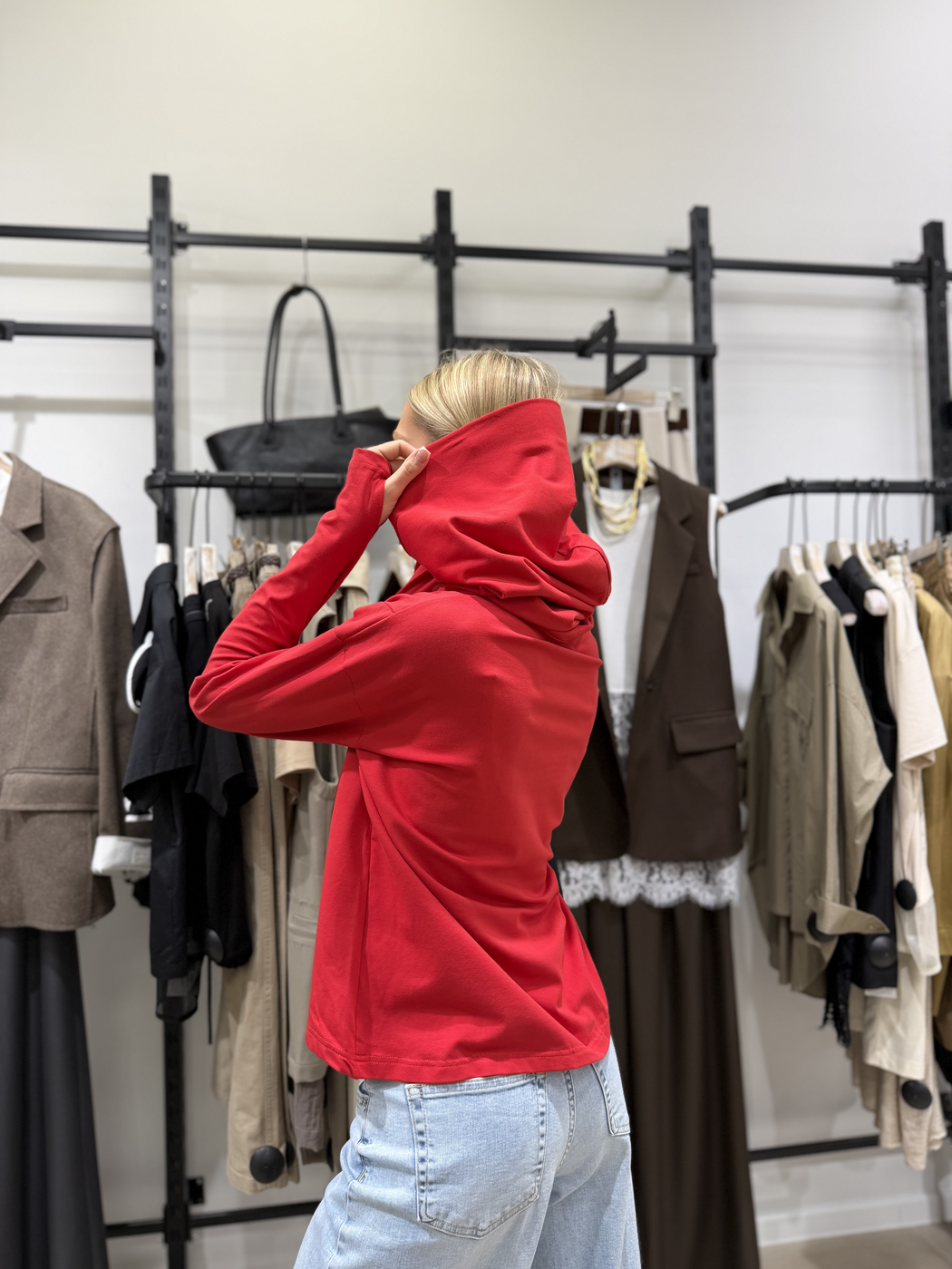 01 Свобода Худи цвет Красный, р OneSize