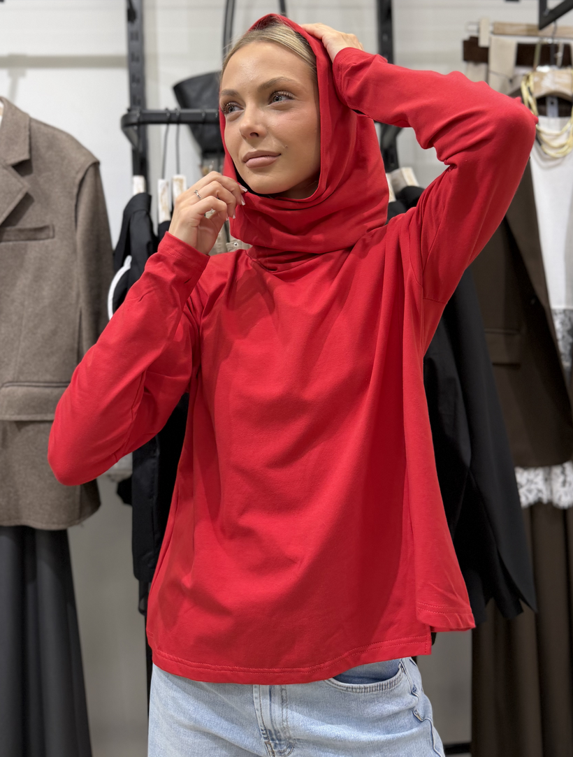 01 Свобода Худи цвет Красный, р OneSize