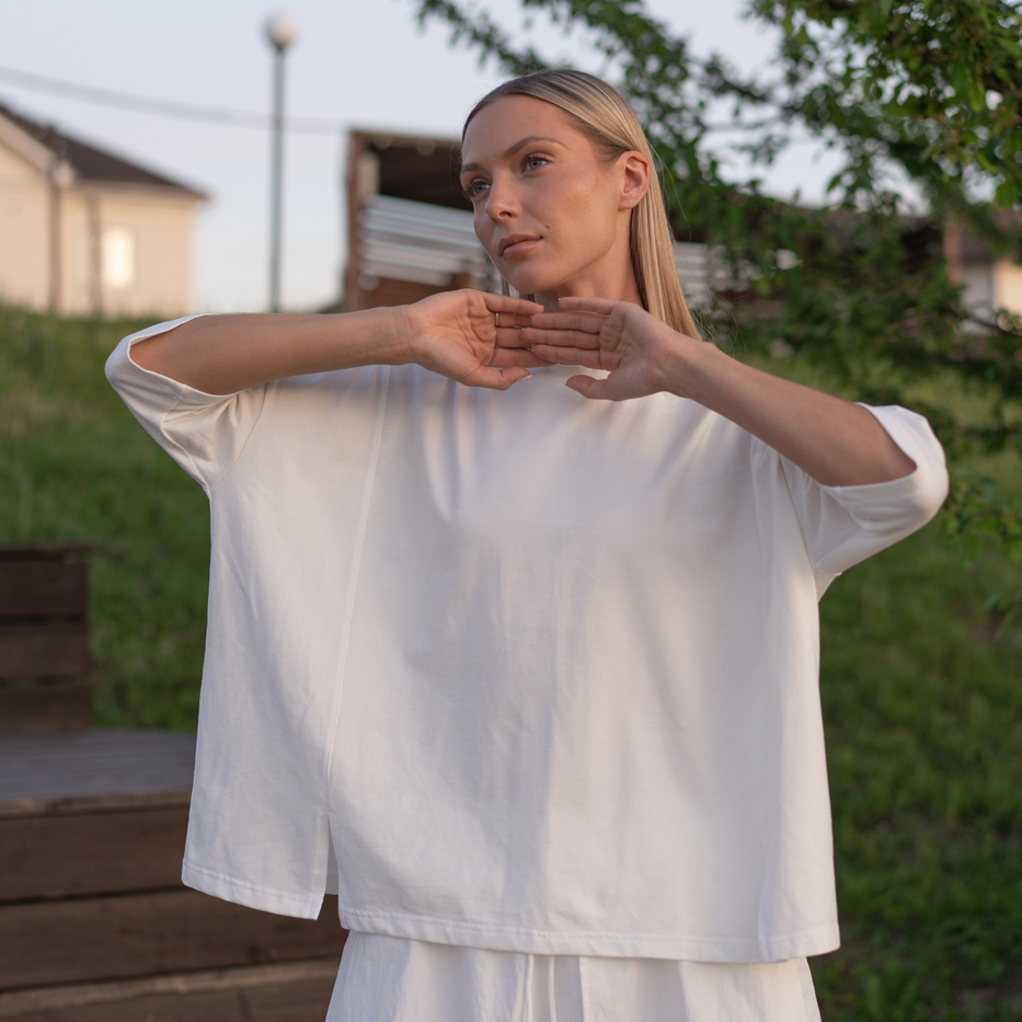 116 СВОЯ Футболка цвет Белый, р ONESIZE