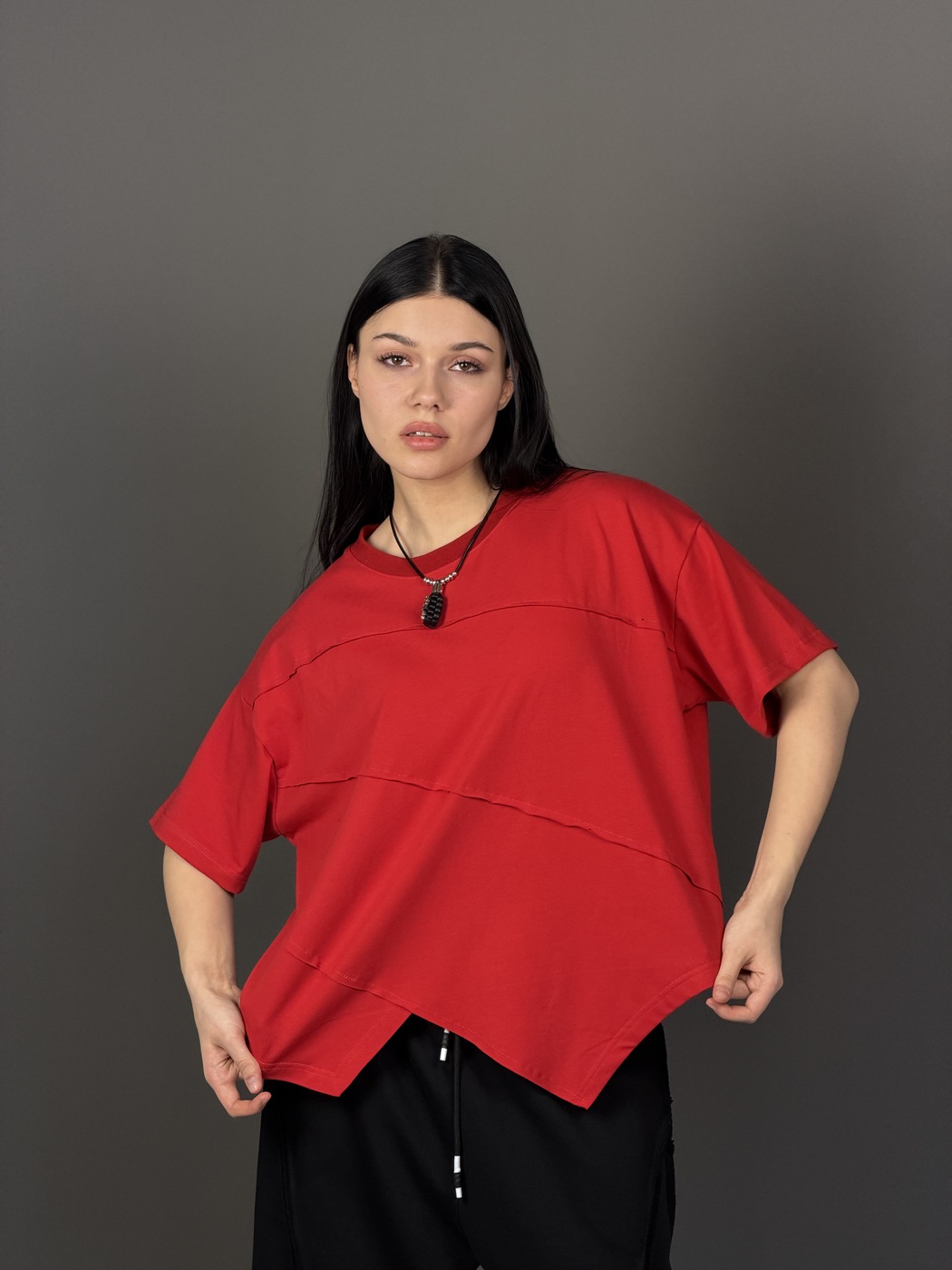 110 Футболка цвет Красный, р OneSize