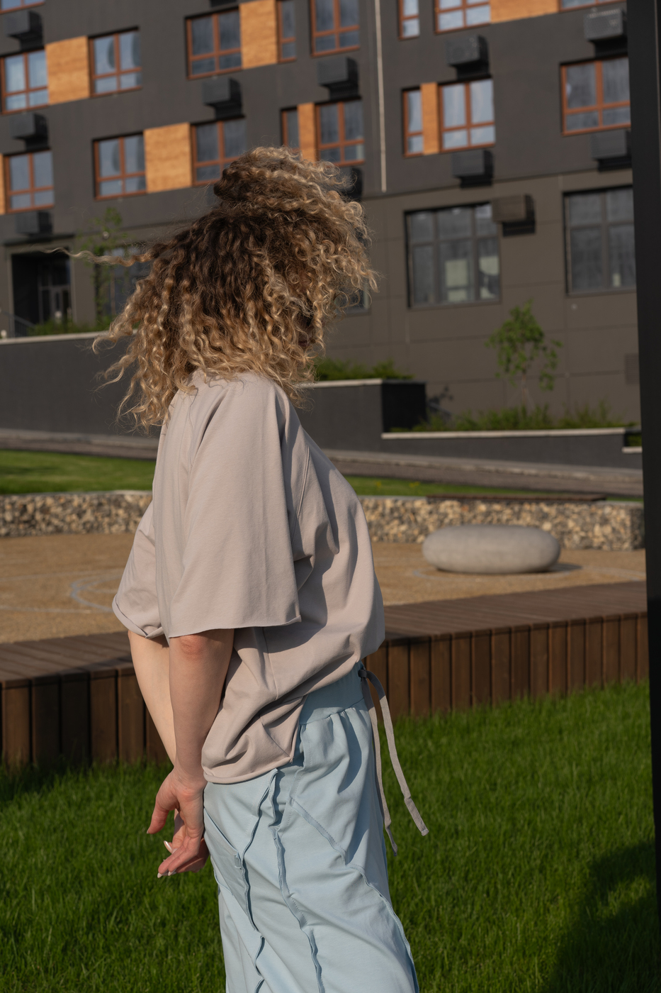 ЖарГжель летняя Limit Футболка серая, р ONESIZE