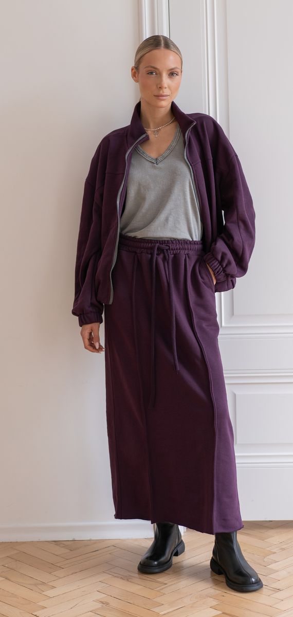 704 Бомбер цвет Бордовый, р ONESIZE