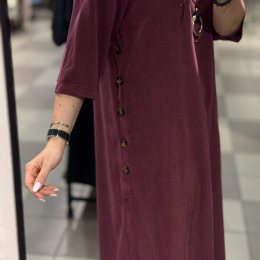 82209 Платье цвет Бордовый, р OneSize