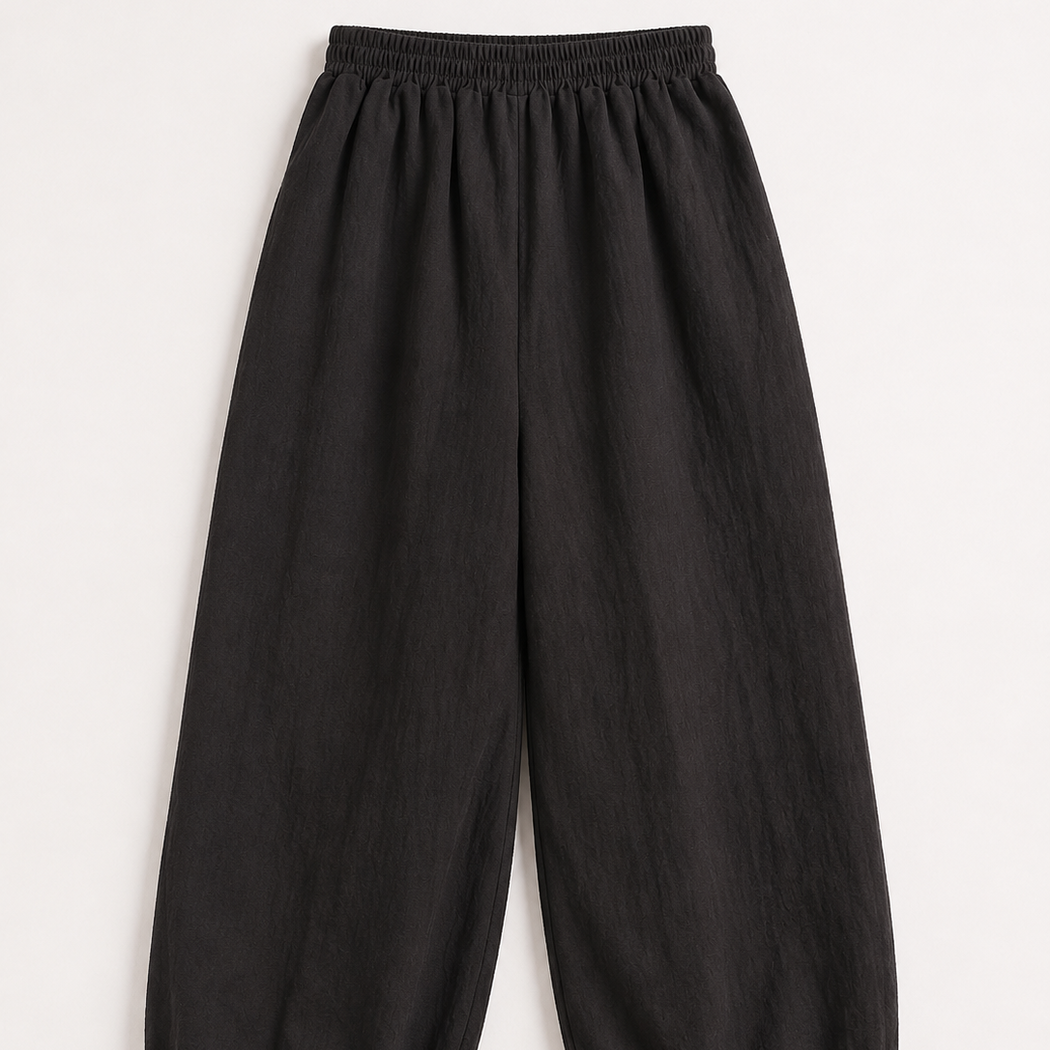217 Брюки Хлопок Premium цвет Чёрный, р ONESIZE