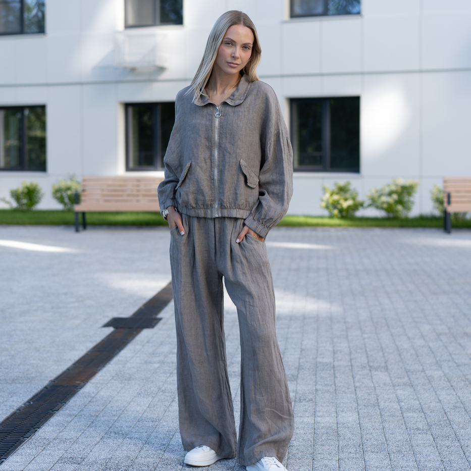5025 Бомбер цвет Хаки, р ONESIZE